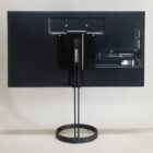 LG turning TV stand with B&O soundbar